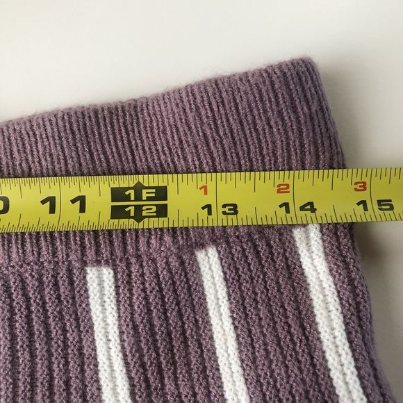 Shein Milano Knit Skirt Large Striped - Picture 12 of 14